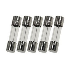 Witonics Pack of 5 GMA 315mA 125v/250v Fast Blow Glass Fuse, 5x20mm 3/16 inch