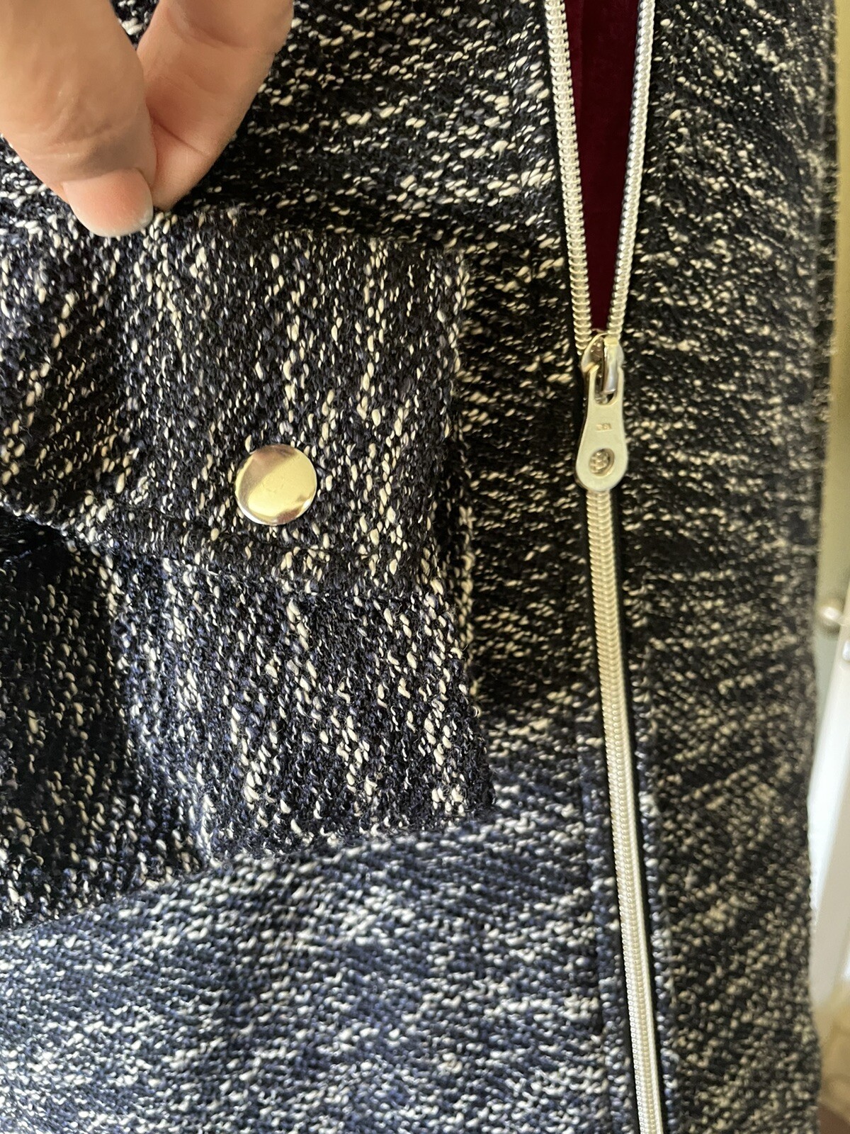 Zara Basic Womens Zip Front Jacket Coat Long Slee… - image 4