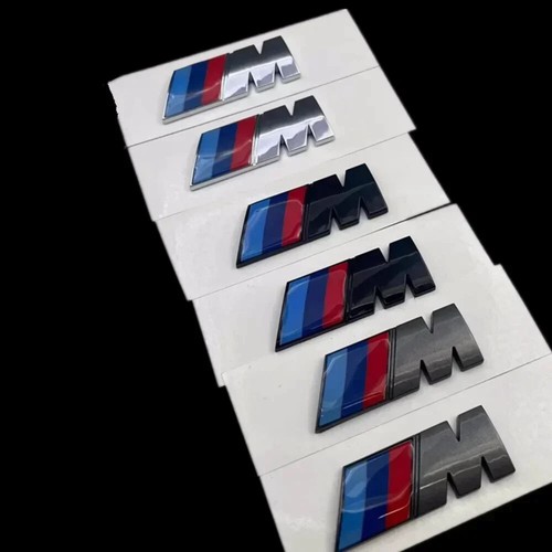 for BMW M Badge Fender Emblem Badge Rear Trunk Badge For 1 3 5 7 Series M Sports - Picture 18 of 22
