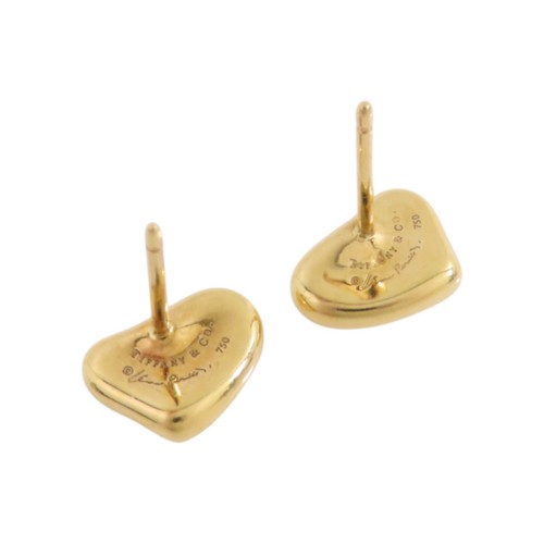 TIFFANY&CO GHW Bean Earrings 18K Yellow Gold - Picture 7 of 10