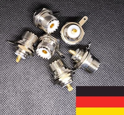 AMIDON PL SO239 Einbaubuchse Lötversion Chassismontage 16mm Bohrung