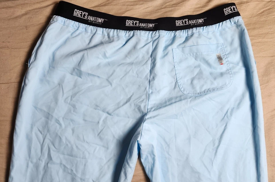 Grey's Anatomy by Barco Color Blue Active Pant Size XL Pocket Drawstring - Image 4 of 4