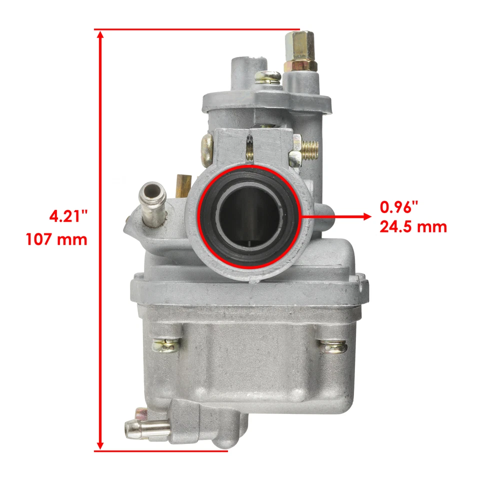 Caltric Carburetor For Yamaha PW80 Pw 80 Y Zinger 1983-2006 21W-14101-01-00 - Image 2 of 4