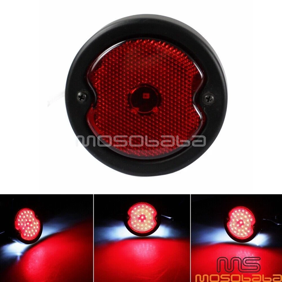 Conjunto de luz trasera de coche Ford modelo '33-36 40 base lente roja Foto 3 de 4