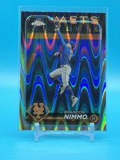 Brandon Nimmo Topps Chrome Baseball 2024 RayWave Refractor #233 New York Mets