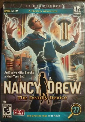 Nancy Drew - The Deadly Device - PC DVD-Rom Windows 7 and 8 / MAC