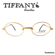 TIFFANY glasses JAZZ by TIFFANY TJ 04 C4 23K GOLD PLATED VINTAGE M.in Italy CE