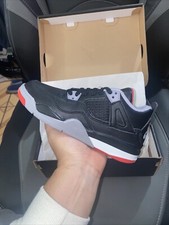 Nike Air Jordan 4 Retro  Bred Reimagined  BQ7669-006 PS Preschool Size 3Y