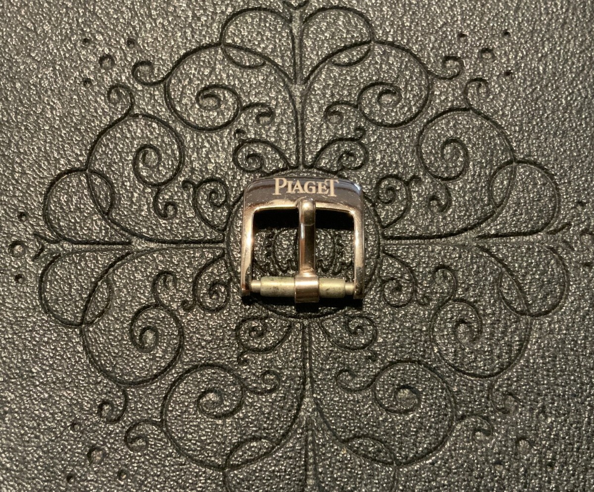 Authentic PIAGET Factory 18K 750 Solid White Gold Ladies Leather