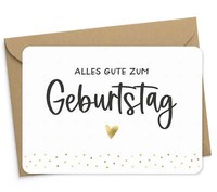"Karte \"Alles Gute Zum Geburtstag\" Mit Briefumschlag Geburtstagskarte"