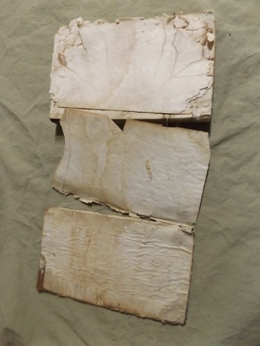 Antique ça 1800 German Book Remnant AS IS Losses Throughout "... Kapitel" - Picture 2 of 8