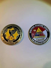 1/1 Cavalry Regiment challenge coin, 1st AD