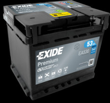 BATTERIA EXIDE EA530 PREMIUM 53 AH 540 A DX	per FIAT FORD BMW PEUGEOT VW OPEL
