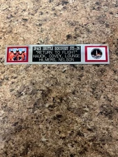 SPACE SHUTTLE DISCOVERY STS-26 (NASA) NAMEPLATE FOR PHOTO/DISPLAY