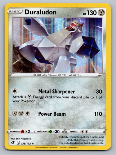 Pokemon TCG SWSH02: Rebel Clash Duraludon 138/192