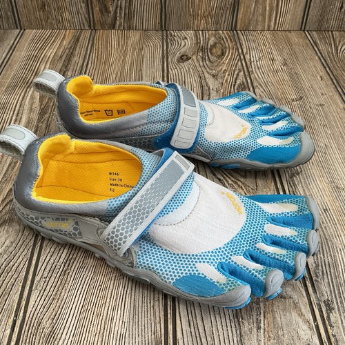 Vibram FiveFingers Bikila Womens Size EU 36/ US 6-6.5 Grey / Blue W346 NEW