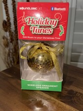 Holiday Tunes Wireless Bluetooth Ornament Speaker Not tested