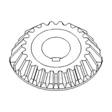 Horizontal Unloading Auger Gear - Lower Drive fits Case IH 2388 1660 1989464C1