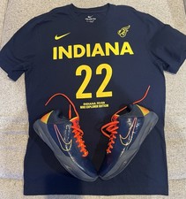 Nike WNBA CAITLIN CLARK Indiana #22 Medium Shirt & Kobe 5 Protro Shoes Sz 8