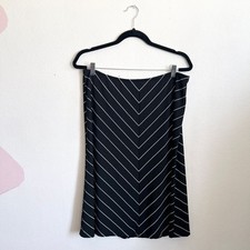 Vintage Y2K Low Rise Black Maxi Skirt 90's 00's Fairycore Large