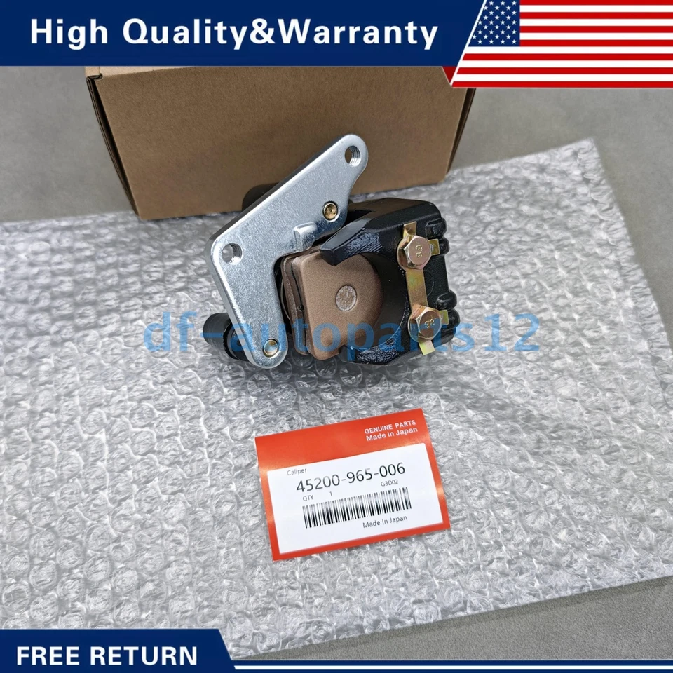 New Front Brake Caliper With Pads for Honda ATC200X ATC 200X 1983 1984 1985 ATV Foto 3 de 4