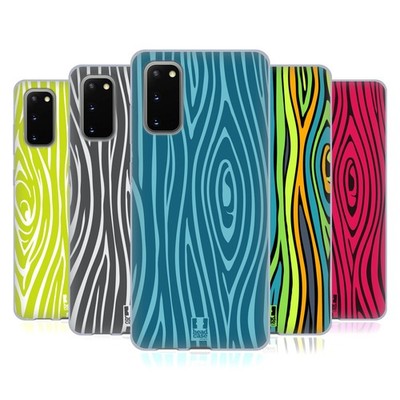 HEAD CASE DESIGNS FAUX BOIS SOFT GEL CASE FOR SAMSUNG PHONES 1