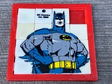 VTG 1969 DC COMICS BATMAN SLIDE PUZZLE SLIDING SLIDER TOY