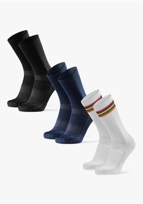 Danish Endurance Performance Crew Radsocken gepolstert bunt 9-12 UK