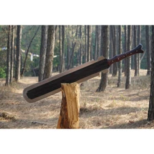 Custom Handmade Carbon Steel Blade Tactical Machete Sword| Hunting Sword Camping