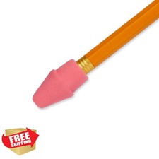 Paper Mate Pink Pearl Cap Erasers 144 Count Bulk