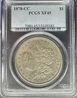 1878 Carson City Morgan Silver Dollar PCGS XF45