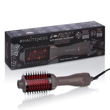 Hauteness 4 in One Blowout Brush with Infrared Technology 3 x 2 inch Flat Barrel