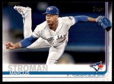 2018 Topps Transcendent VIP Party '17 Chrome Sapphire Edition marcus stroman #37