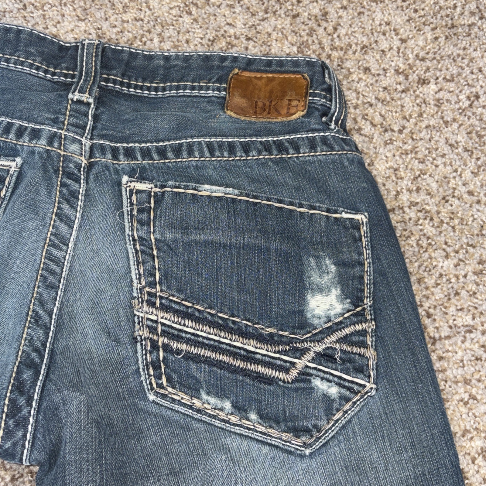 BKE Aiden Mens 28 X 29 Blue Demin Jeans - View 16