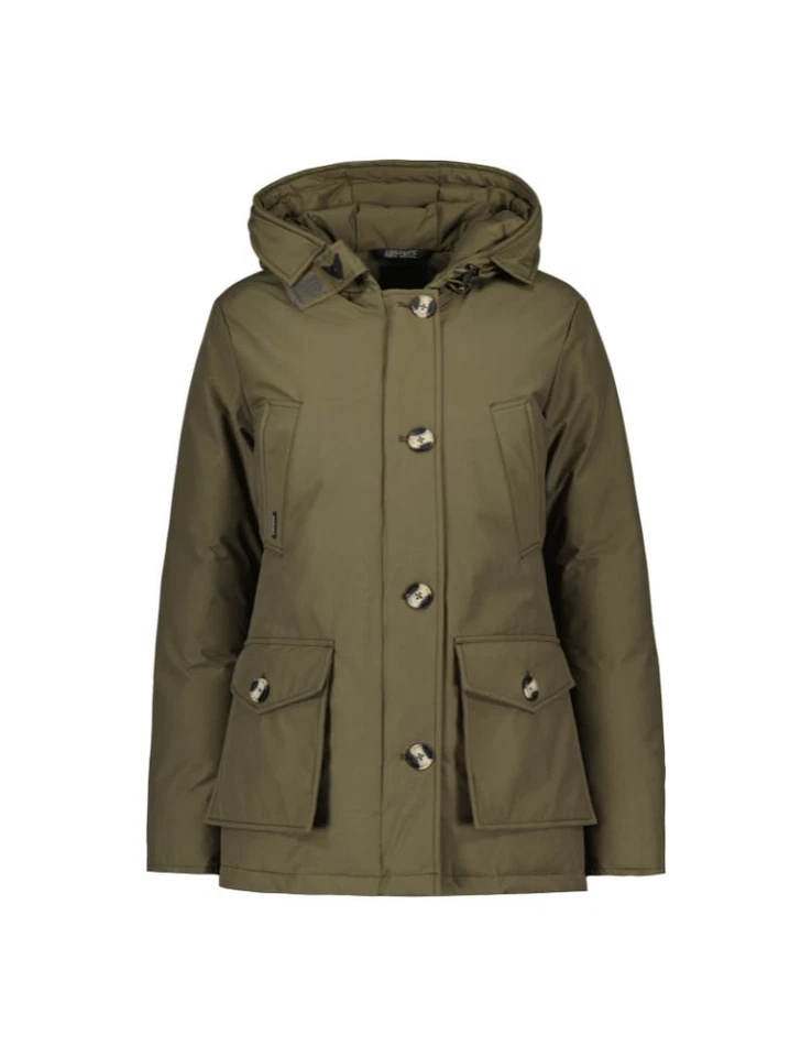 Woolrich Arctic Airforce 4 Pocket Womens Parka Down Hooded Jacket - Image 2 of 4