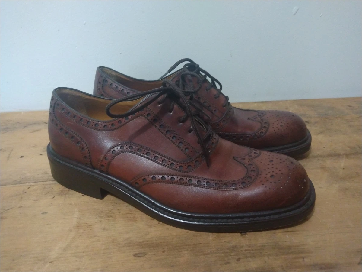Magnanni Dress Shoe Mens ‎ size 13 US Bruno Brown Lace Up Durby Magnanni Flex Dress Shoes - Size US 9 / EU 42 -... | Depop main image 4