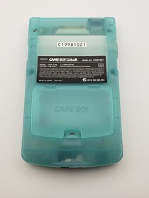 Laminated OLED Screen - Totodile Game Boy Color w/ Case - New Speaker, Recapped