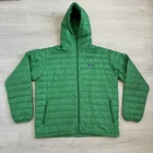 Mens Patagonia Down Sweater Hoody Bubble Jacket Colored Green Size XL *READ*