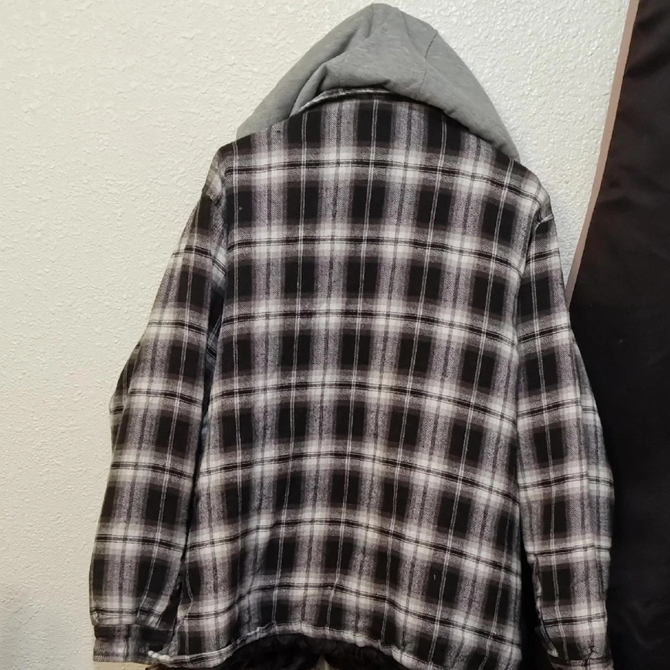 Chaqueta a Cuadros Blanco y Negro Ediciones Básicas Hacer Oferta Foto 3 de 4