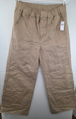 GAP Women's Medium High Rise Easy Stripe Wide-Leg Khakis NWT
