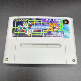 Super Famicom Rockman X2 & X3 Set (Mega Man) SNES SFC Japan - Authentic Tested