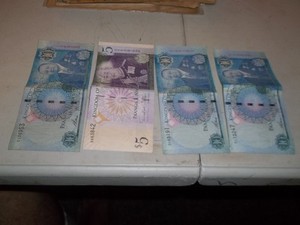 35.00 of National Reserve Bank of Tonga Money (3 10's and a 5)