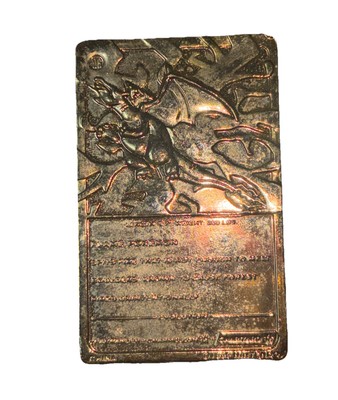 23 karat gold plated pokemon card Burger King 1999 23 k gold plated pokémon cards