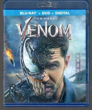 Venom Blu-ray Only with Case No DVD 2018 L K Scans Free Fast SnH Best Deal L K