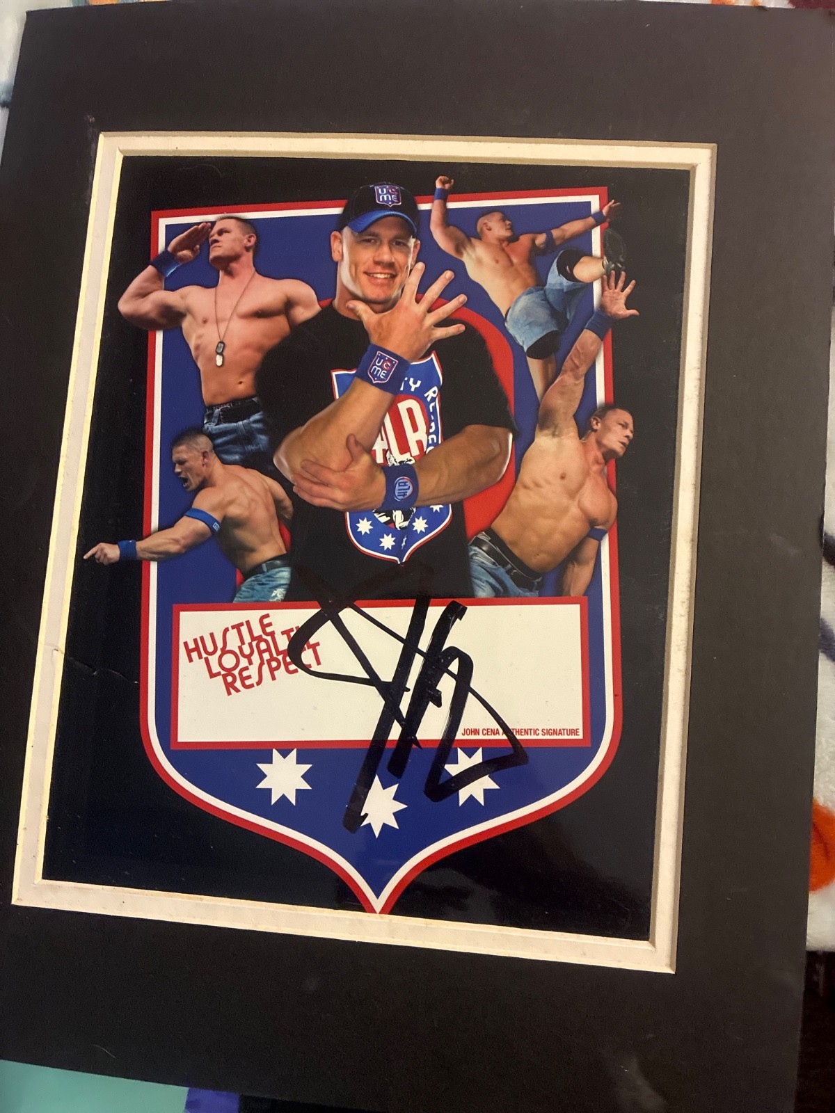 john cena signed photo autograph