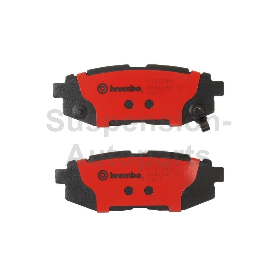 Compatível com Subaru B9 Tribeca 2006-2007 2X Brembo conjunto de pastilhas de discos de freio a disco dianteiro traseiro - Imagem 3 de 4