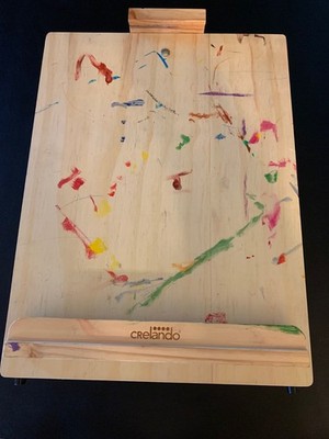 Crelando Art Set HG06547 17''x13''x4'' w/ Easel- BOX ONLY- missing Wooden Dividers