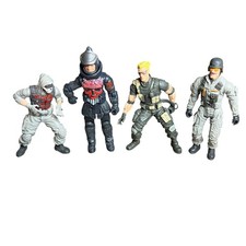 Lot of Random 4 Pcs4" Lanard The Corps Universe Special Forces Soldier Various
