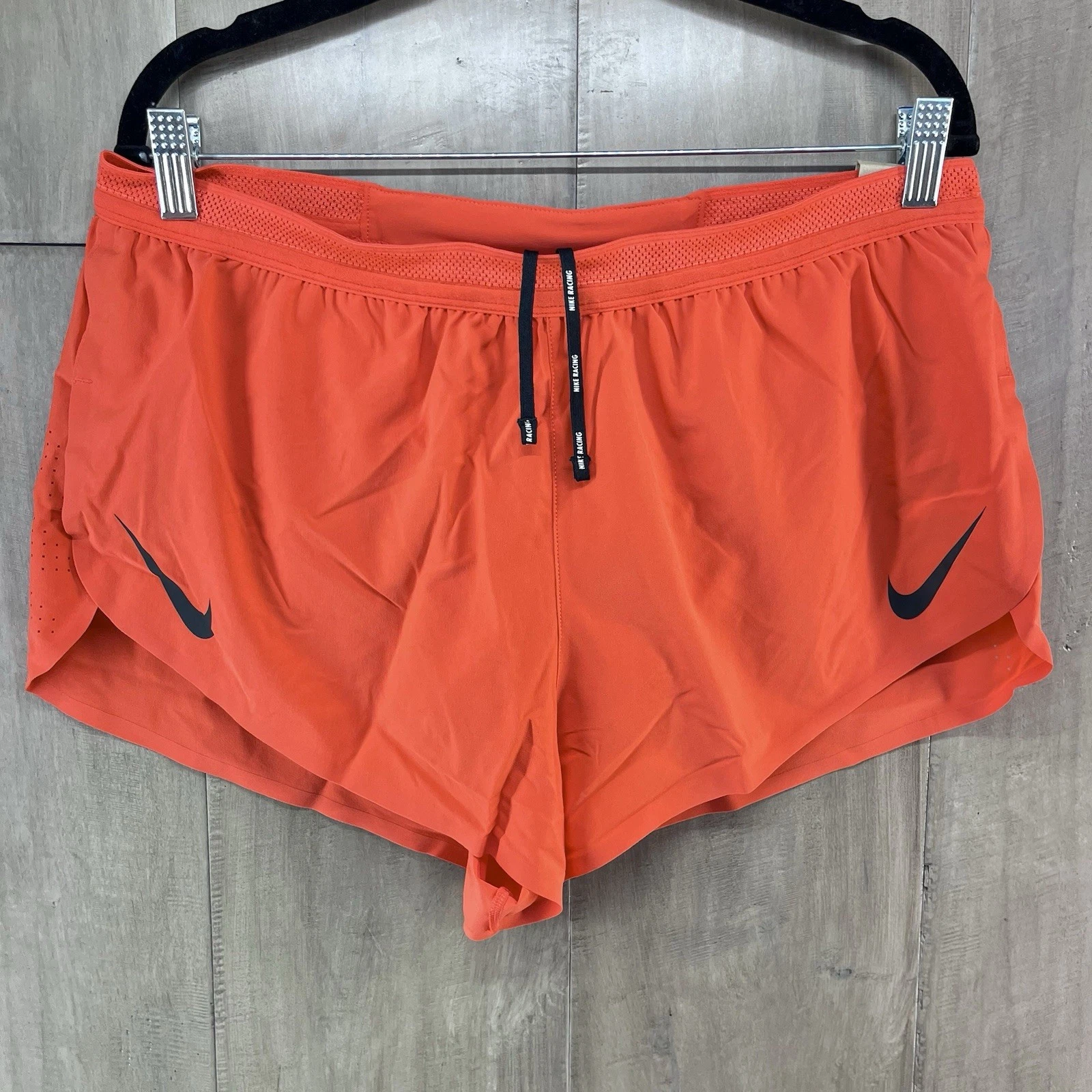 Nike AeroSwift Dri-Fit ADV 2” Lined Running Shorts Red Men's Large FN3349-696