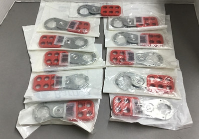 Lot Of 11 Barnes Distribution Lock 420 1-7/16  Lockout Hasp 23568-1 (b539)